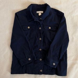 Christopher & Banks Navy Blue Medium Lightweight Jacket